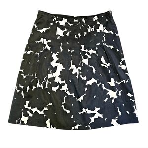 Vintage Silk Banana Republic Floral Midi Skirt Sz 4